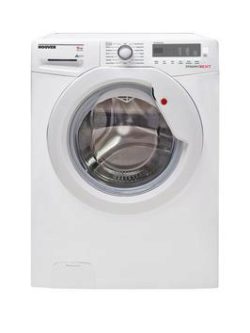 Hoover Dynamic Next Classic Dxc E49W3 9Kg Load, 1400 Spin Washing Machine - White